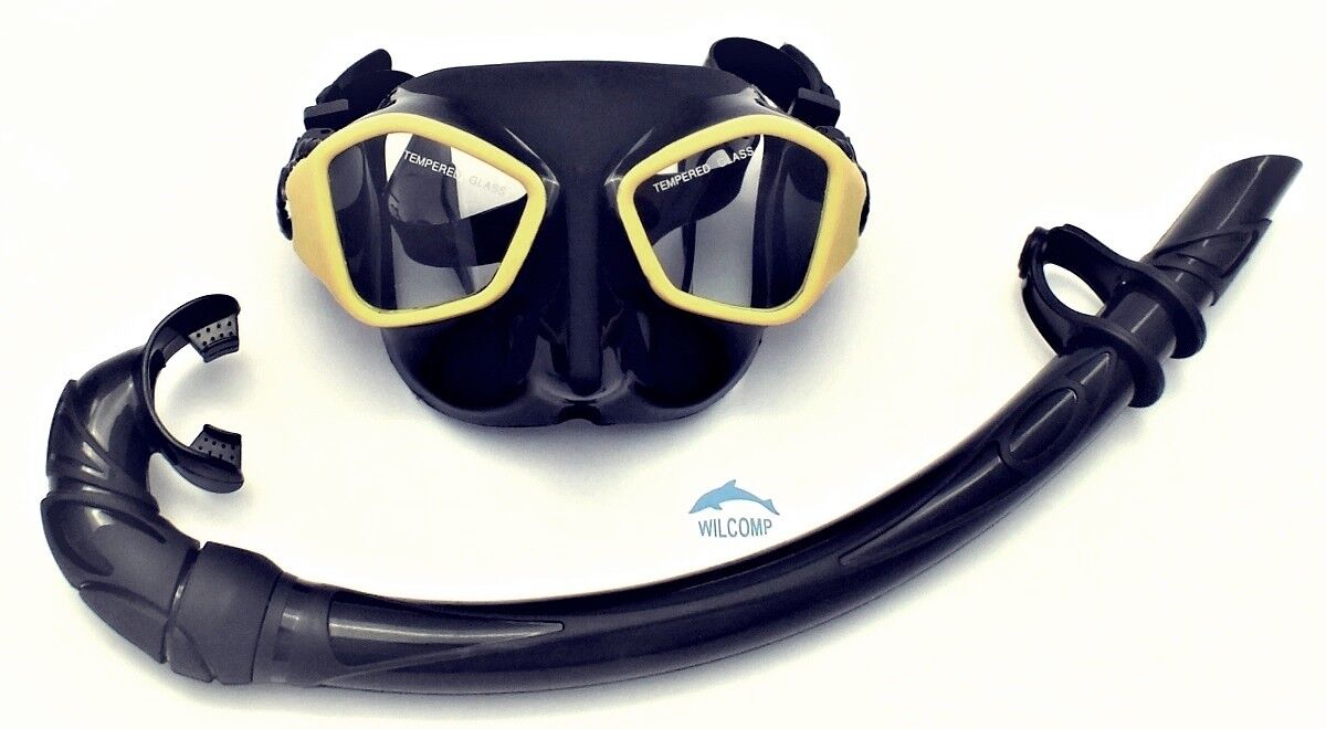 Mask and Snorkel Set, Freediving and Spearfishing WIL-DS-27Y