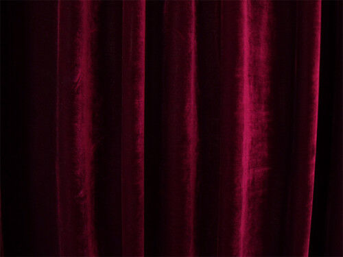 Large Thick Velvet Curtains 590x230cm with full liner 30 hooks Burgundy