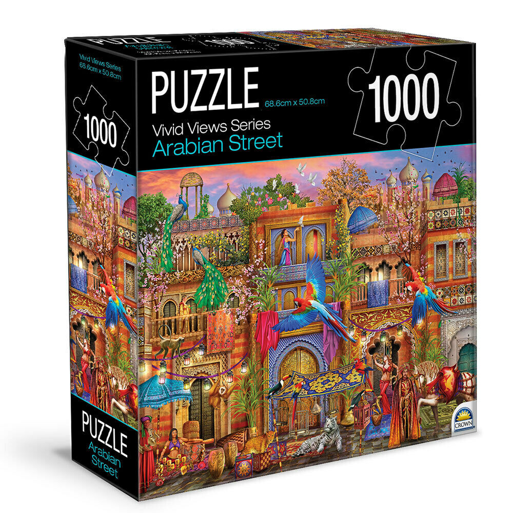 1000pc Crown Vivid Views Series Arabian Street Jigsaw