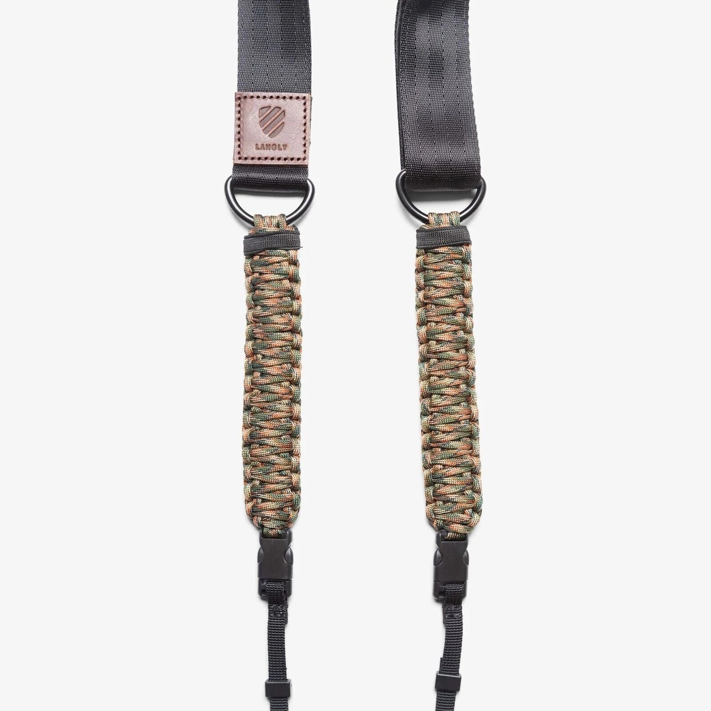 Langly Paracord Camera Strap - Camouflage