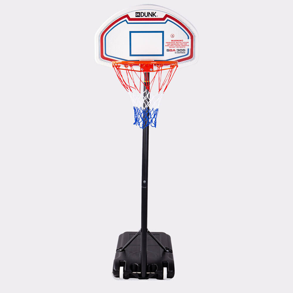 DR. DUNK Basketball Hoop Stand System Kids Height Adjustable