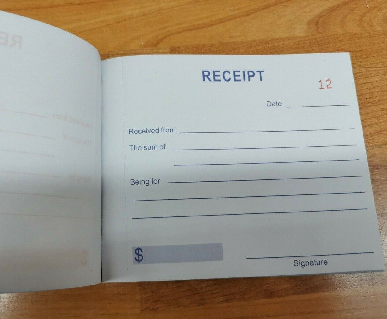 10 X CASH RECEIPT BOOK COPYMATE CARBONLESS 50 Sheet  10 BOOKS