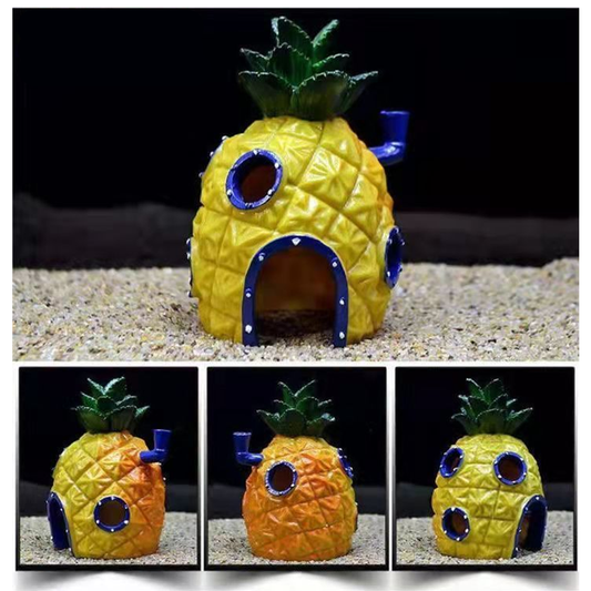 11PCS Fish Tank Ornaments Aquarium Decorations Fish Bowls SpongeBob Squarepants