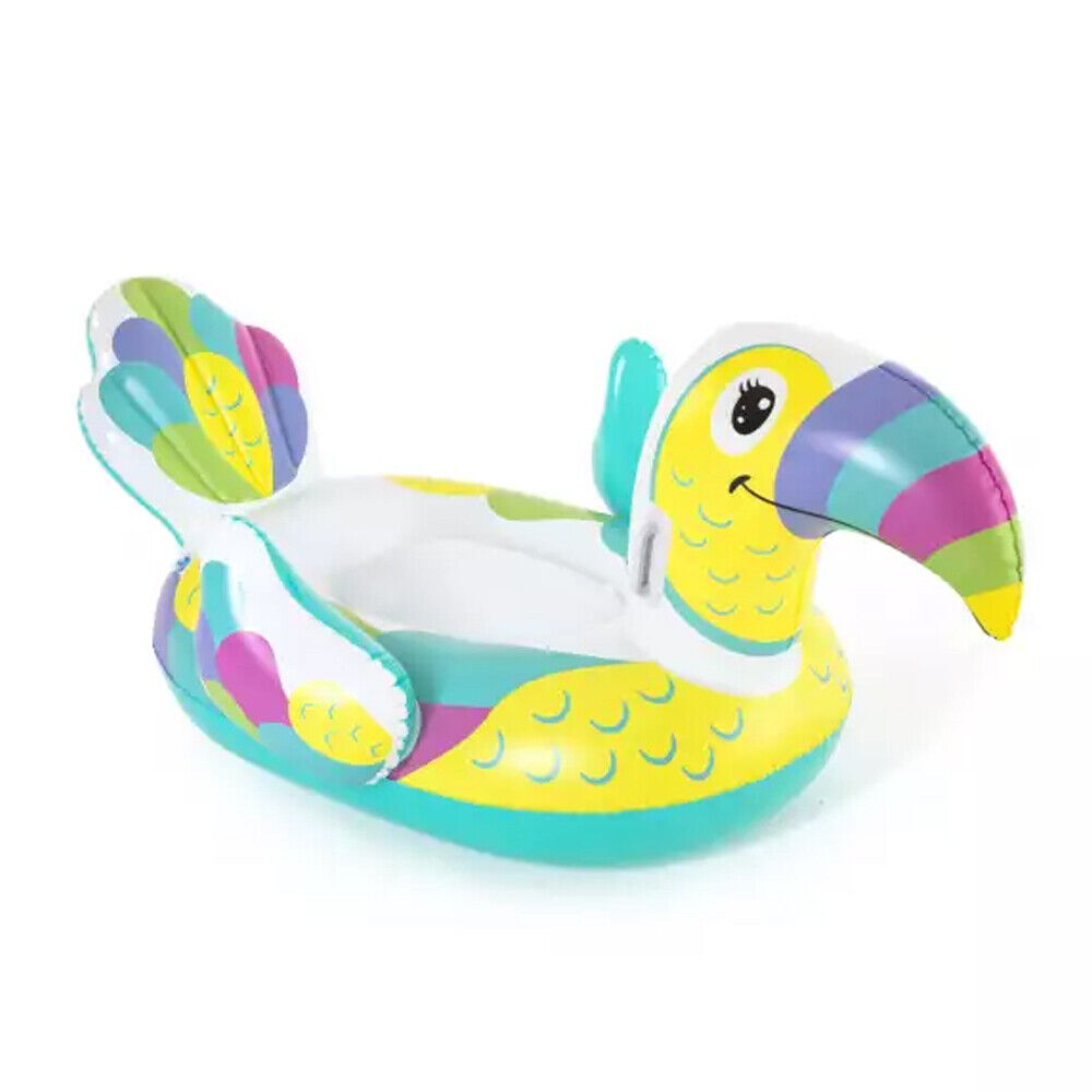 Bestway 91cm Inflatable Toucan Ride On Pool/Beach Boat Toy Kids/Children 3y+