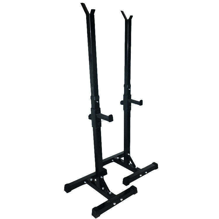 2x Squat Rack Stand Bench Press Weight Lifting Barbell Upto 200KG Home Gym