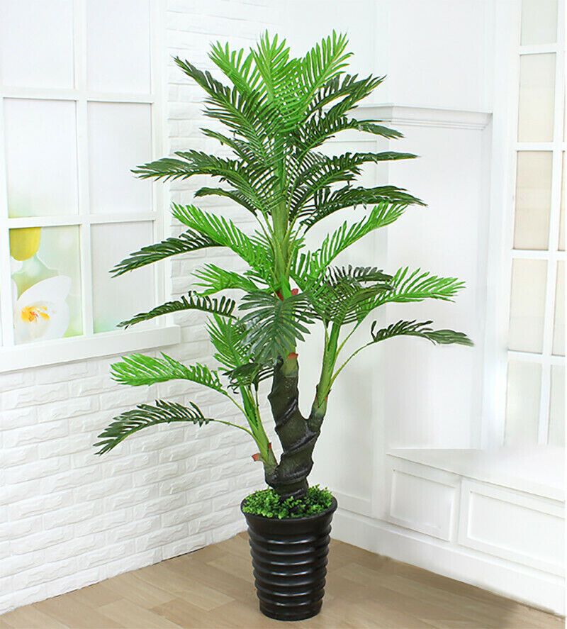 Large Artificial Plant Areca palm Tree  150cm High, Faux Plant Fake Real Touch