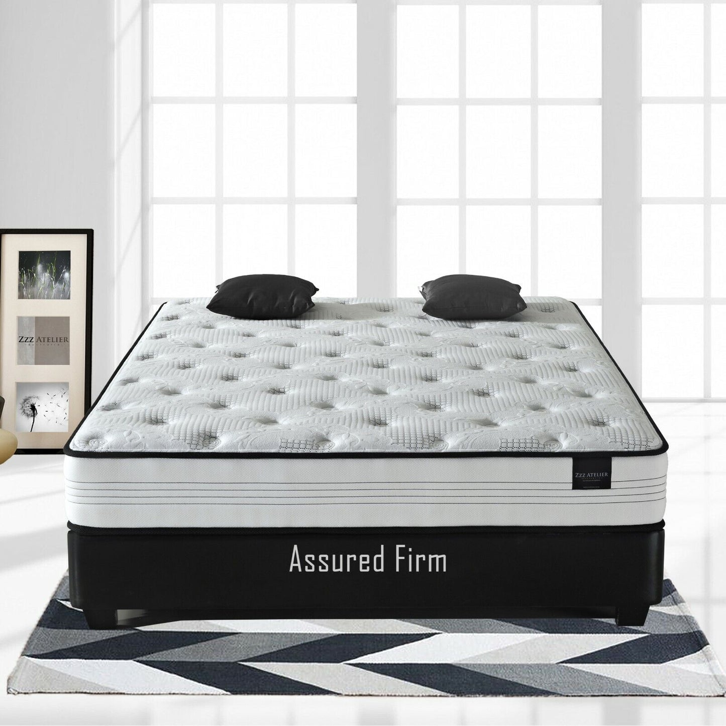 KING Mattress - Super Firm Mattress w/ Extra Firm Pocket Spring + Ultra HD Foam