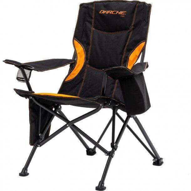 Camping Chair - Black/Orange