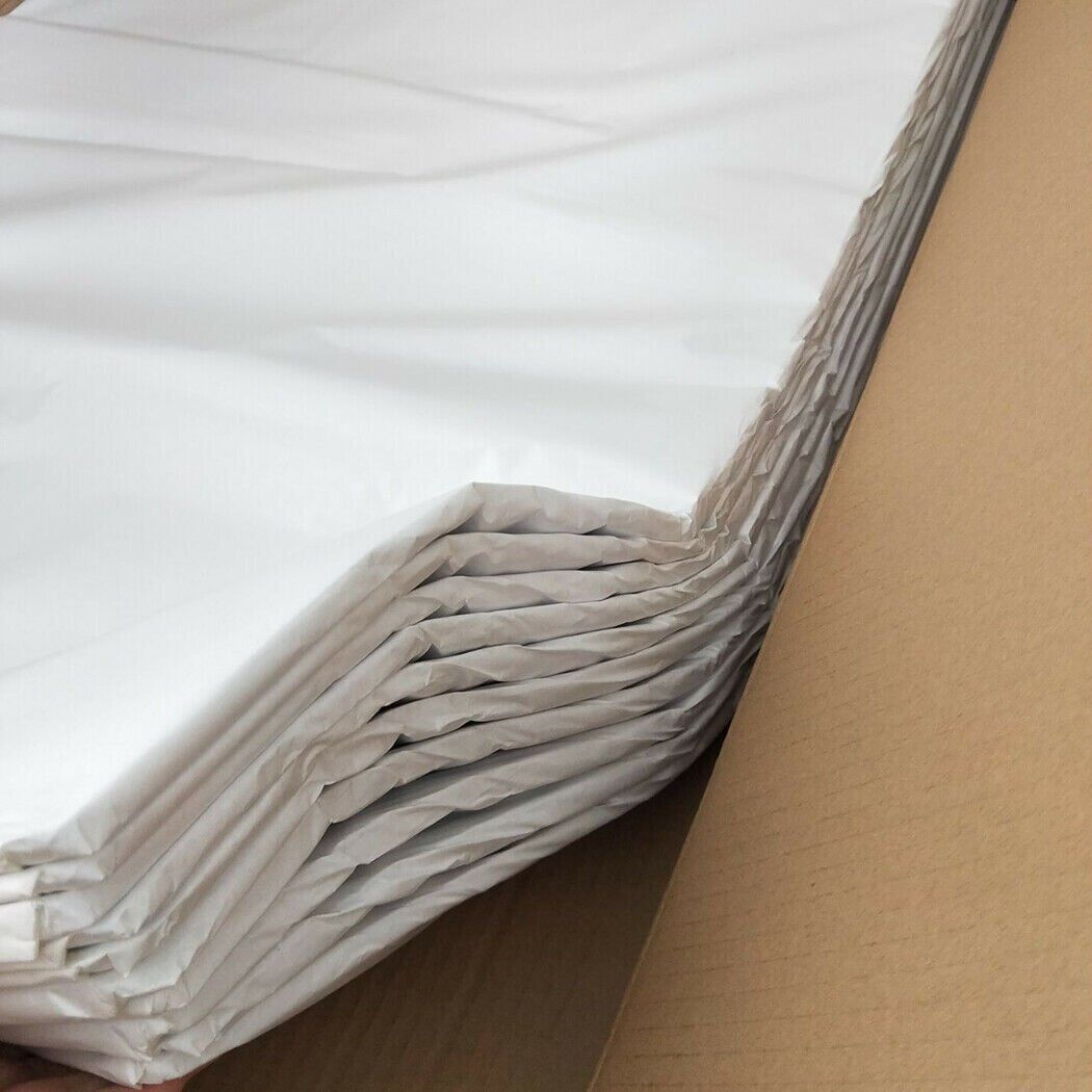 10X240PC White DIY Wrapping Paper Papercraft Packaging for Gift 760x510mm