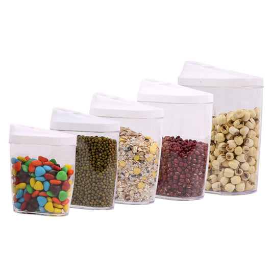 10pcs Airtight Food Storage Containers Kitchen Dry Food Pantry Organisation Set