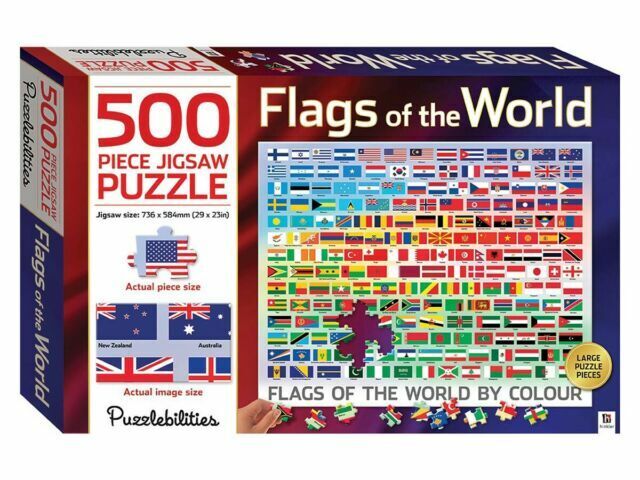 500 Piece Puzzlebilities Jigsaw Puzzle - Flags of the World