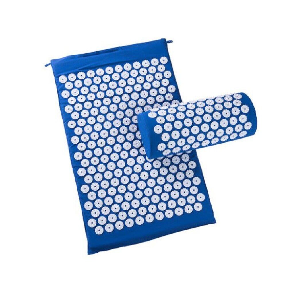 Verpeak Acupressure Mat Relief Relaxation Increase Blood Circulation Blue