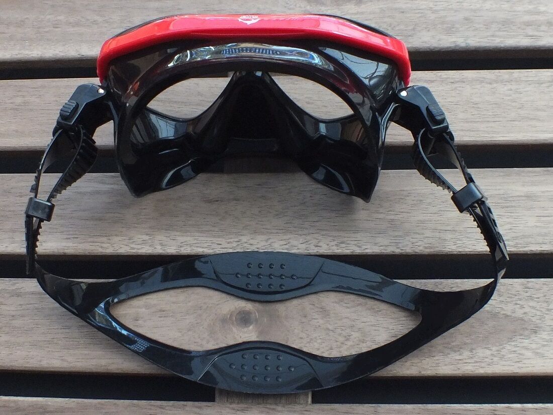 Snorkeling Diving Liquid Silicone Set WIL-DS-55R mask and dry snorkel