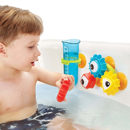 Yookidoo Spin N Sort Water Gear Baby Kids Bath Toy Different Gear Shape Colour