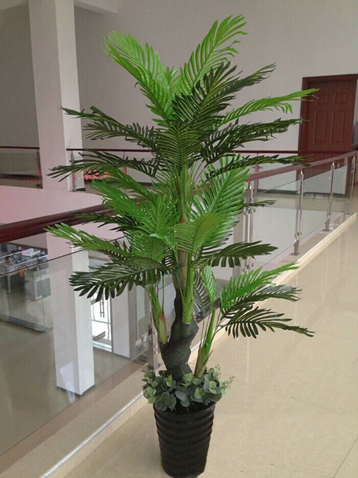 Large Artificial Plant Areca palm Tree  150cm High, Faux Plant Fake Real Touch