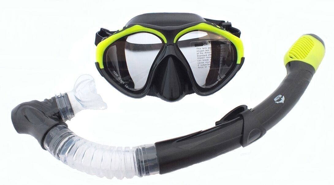 Snorkeling Diving Liquid Silicone Set WIL-DS-2YY mask and dry snorkel set